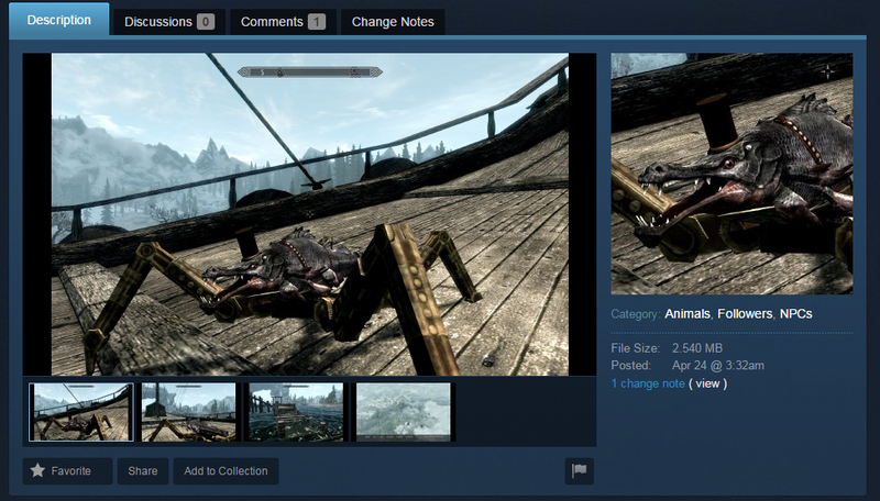 Illustration for article titled The Most Ridiculous Skyrim Mods People Are Trying To Sell On Steam
